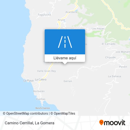 Mapa Camino Cerrillal