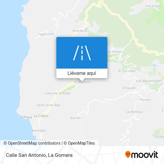 Mapa Calle San Antonio