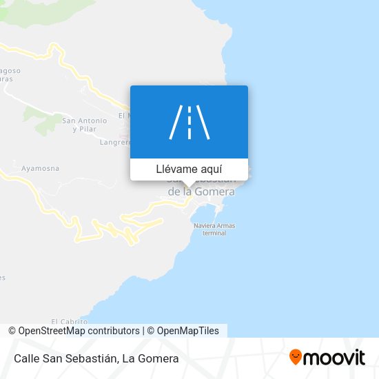Mapa Calle San Sebastián