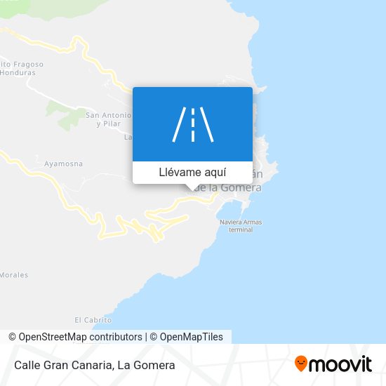 Mapa Calle Gran Canaria