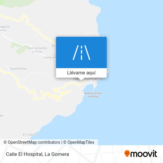 Mapa Calle El Hospital