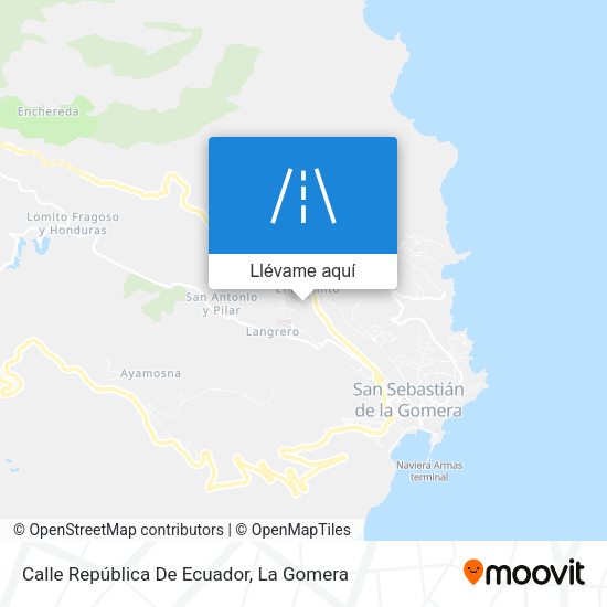 Mapa Calle República De Ecuador