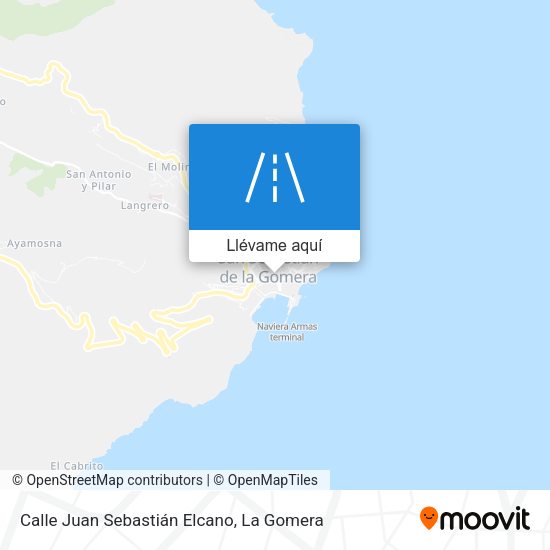 Mapa Calle Juan Sebastián Elcano