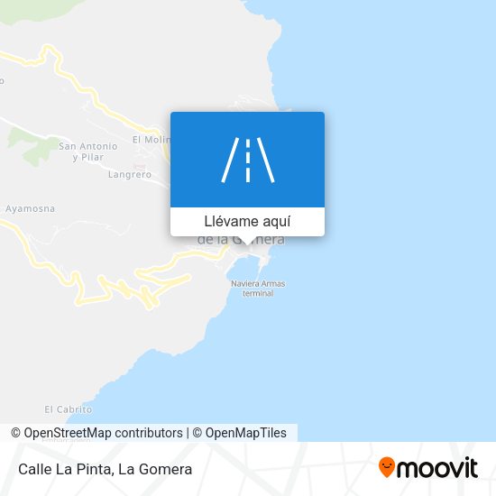 Mapa Calle La Pinta