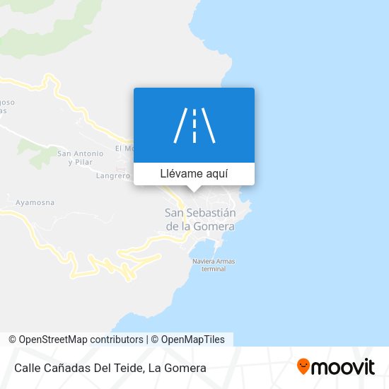 Mapa Calle Cañadas Del Teide