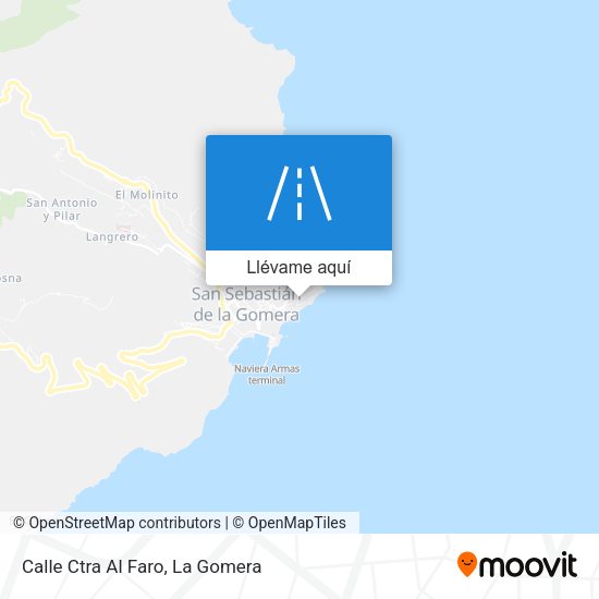 Mapa Calle Ctra Al Faro