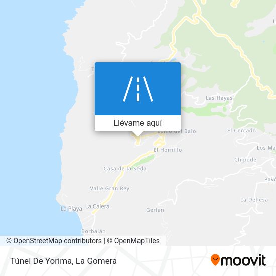 Mapa Túnel De Yorima