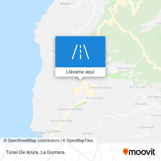 Mapa Túnel De Arure