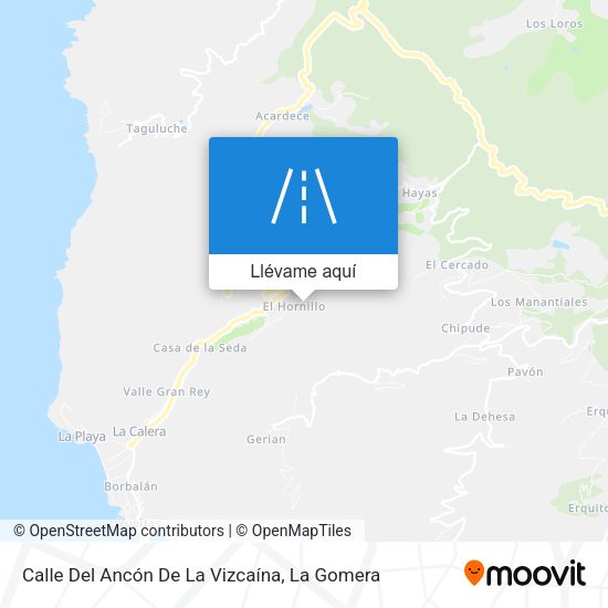 Mapa Calle Del Ancón De La Vizcaína