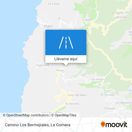 Mapa Camino Los Bermejiales