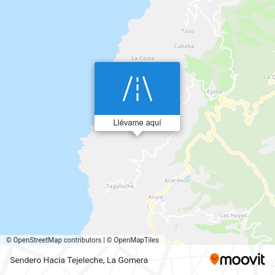 Mapa Sendero Hacia Tejeleche