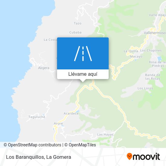 Mapa Los Baranquillos