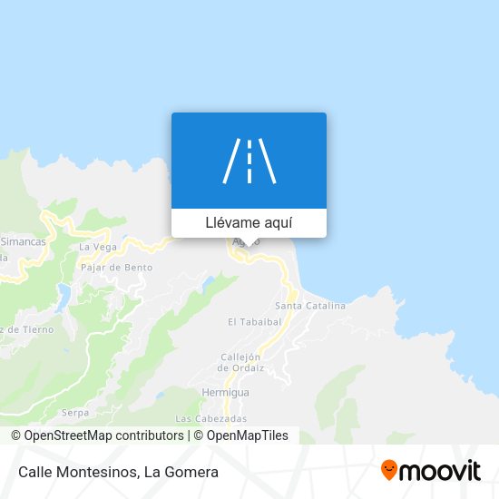 Mapa Calle Montesinos