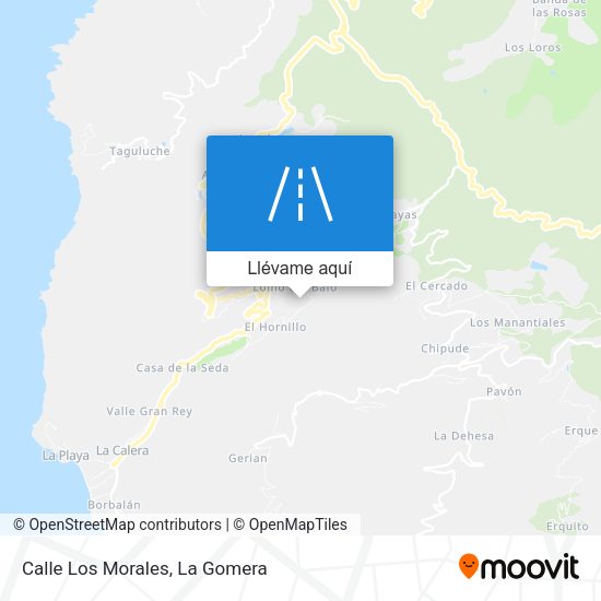 Mapa Calle Los Morales