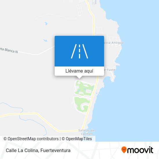Mapa Calle La Colina