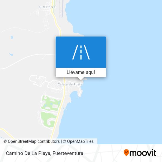 Mapa Camino De La Playa