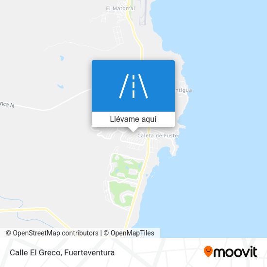 Mapa Calle El Greco