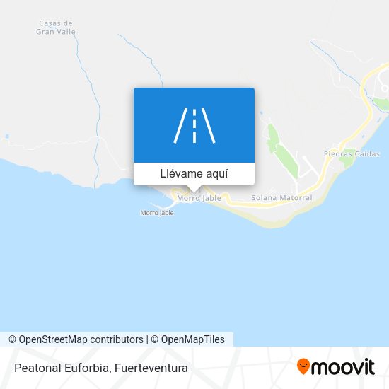 Mapa Peatonal Euforbia