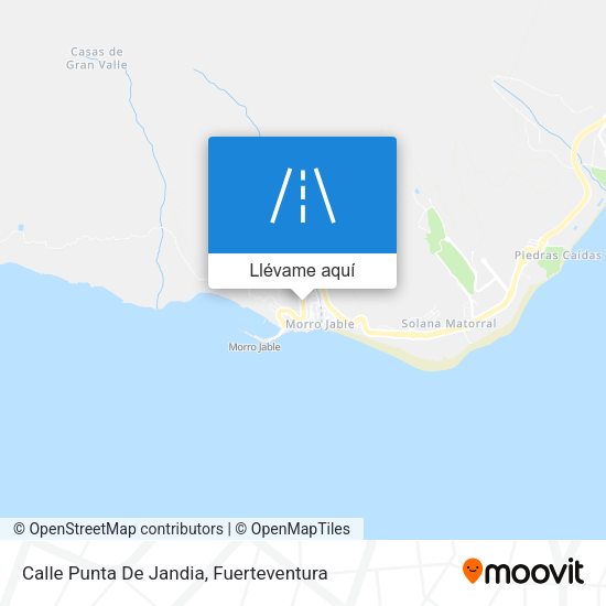 Mapa Calle Punta De Jandia