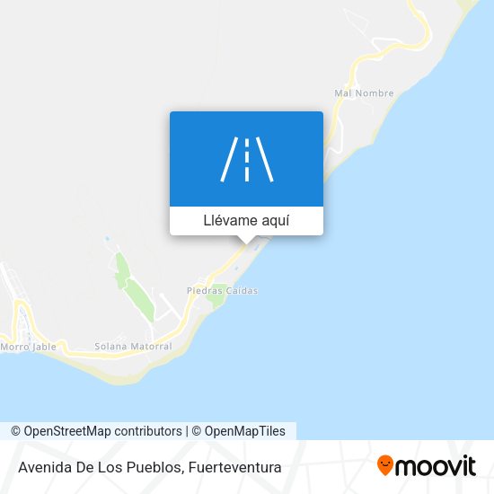 Mapa Avenida De Los Pueblos