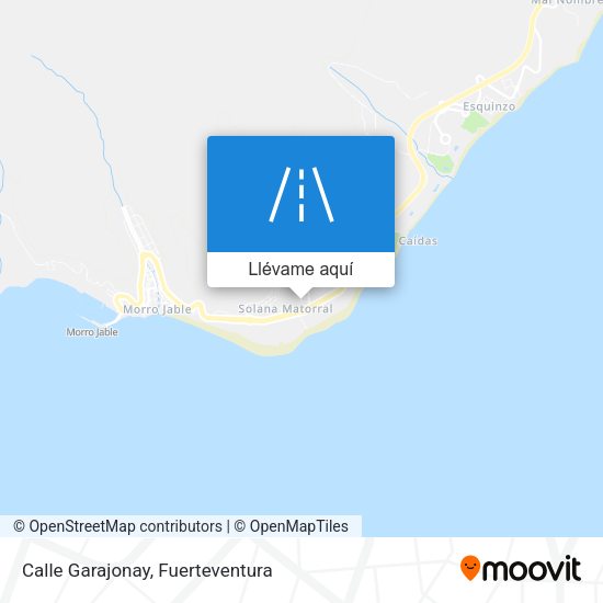Mapa Calle Garajonay