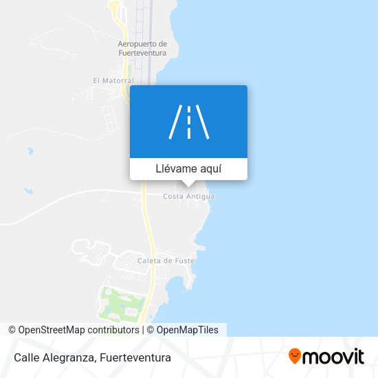 Mapa Calle Alegranza
