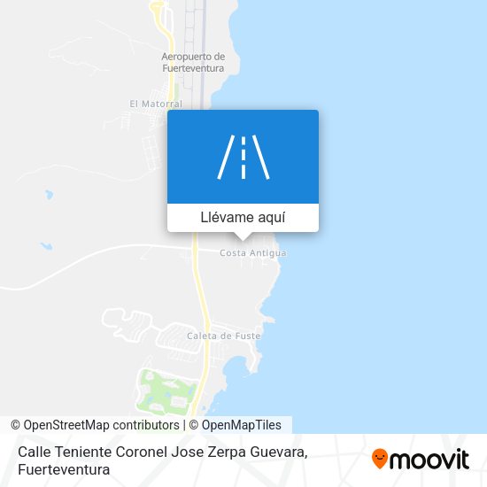 Mapa Calle Teniente Coronel Jose Zerpa Guevara