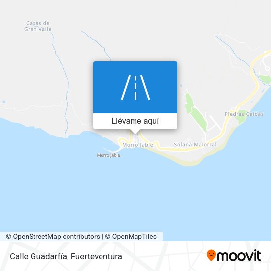 Mapa Calle Guadarfía