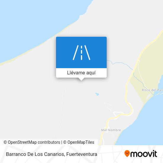 Mapa Barranco De Los Canarios