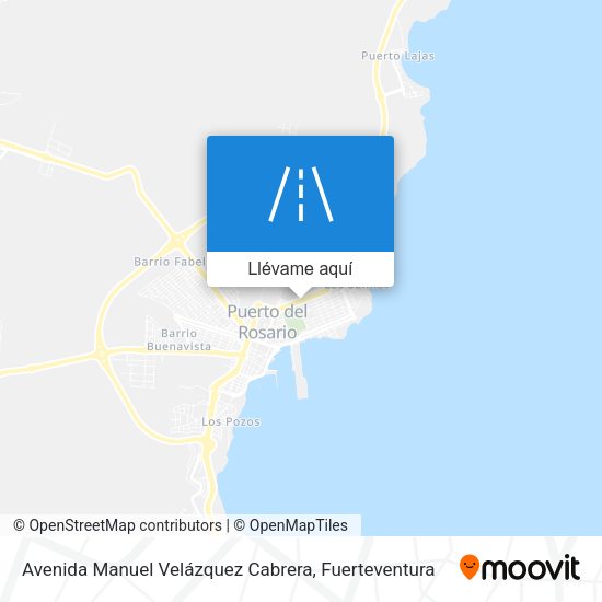 Mapa Avenida Manuel Velázquez Cabrera
