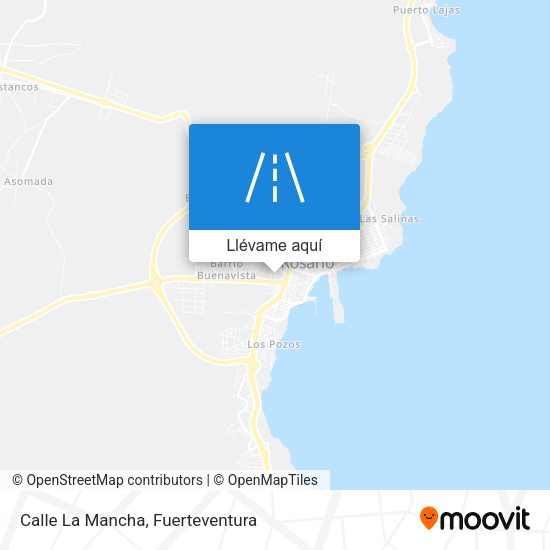 Mapa Calle La Mancha