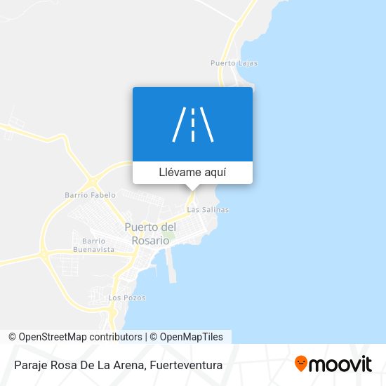 Mapa Paraje Rosa De La Arena