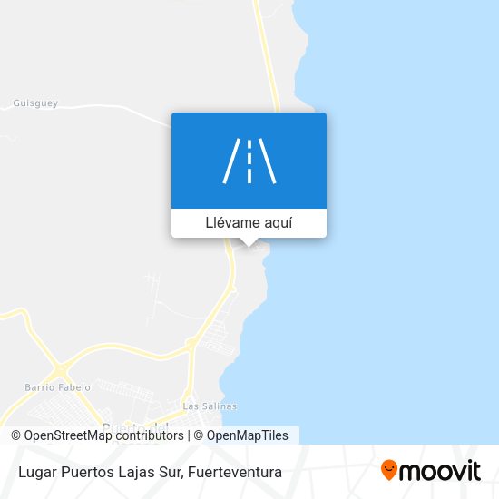 Mapa Lugar Puertos Lajas Sur