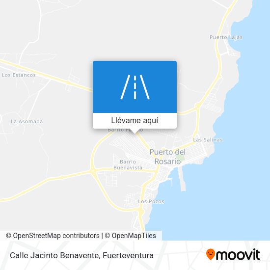 Mapa Calle Jacinto Benavente