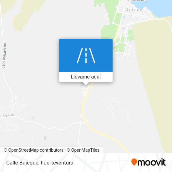 Mapa Calle Bajeque