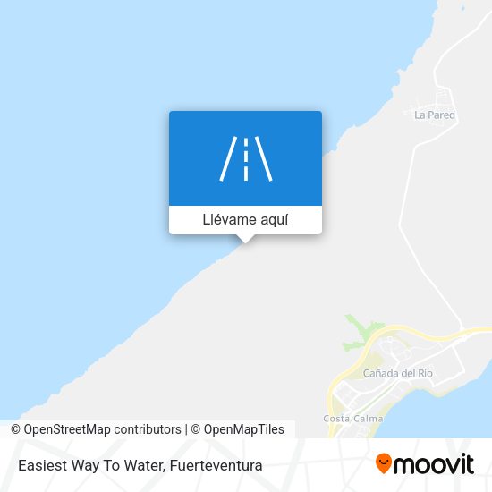 Mapa Easiest Way To Water