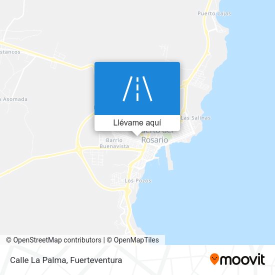 Mapa Calle La Palma
