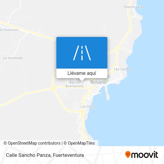 Mapa Calle Sancho Panza