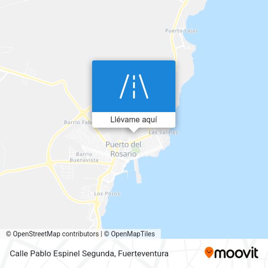 Mapa Calle Pablo Espinel Segunda