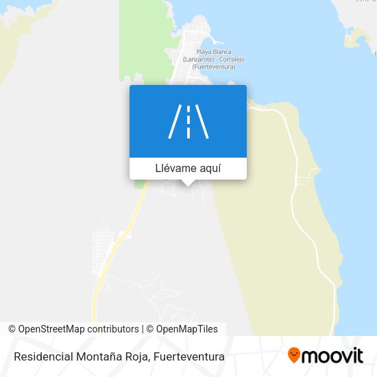 Mapa Residencial Montaña Roja