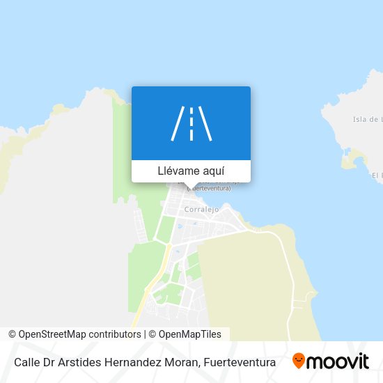 Mapa Calle Dr Arstides Hernandez Moran