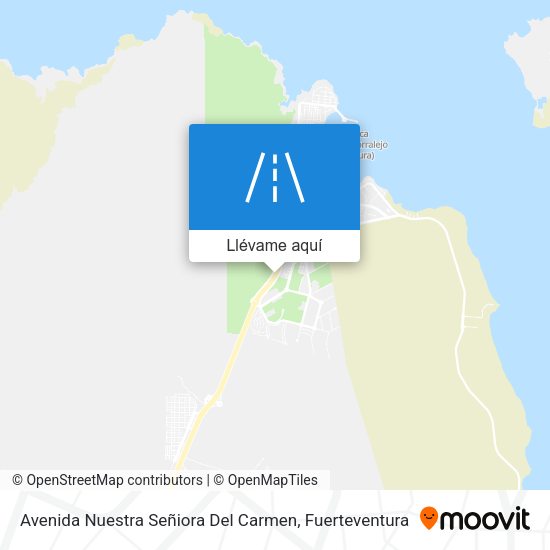 Mapa Avenida Nuestra Señiora Del Carmen