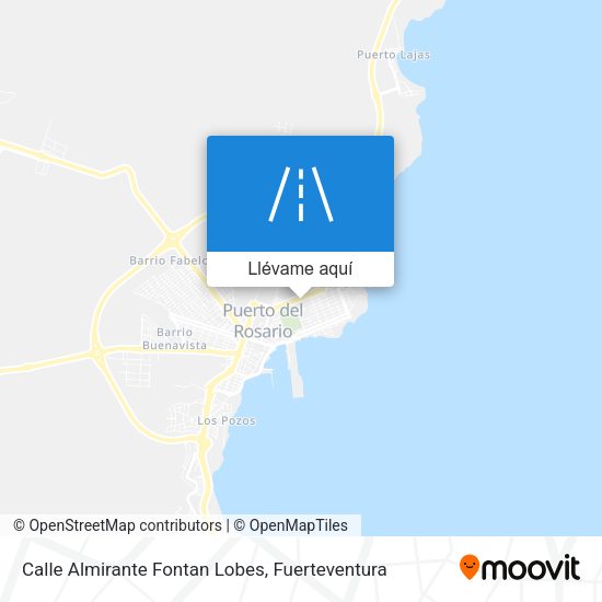 Mapa Calle Almirante Fontan Lobes
