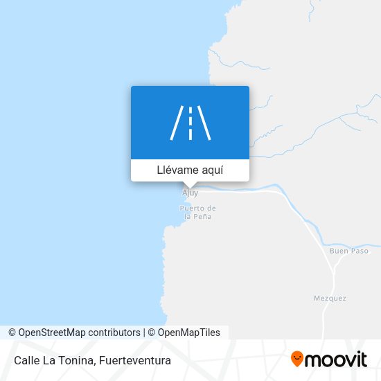 Mapa Calle La Tonina