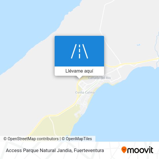 Mapa Access Parque Natural Jandia
