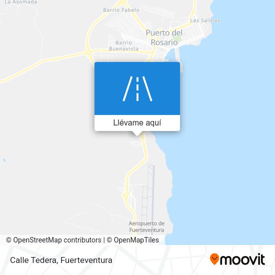 Mapa Calle Tedera