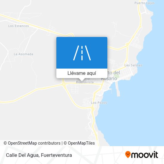 Mapa Calle Del Agua