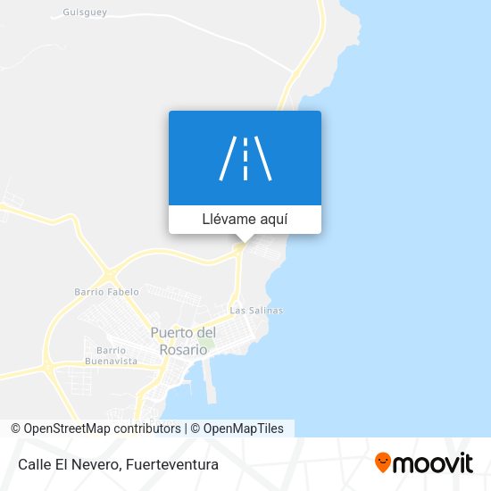 Mapa Calle El Nevero