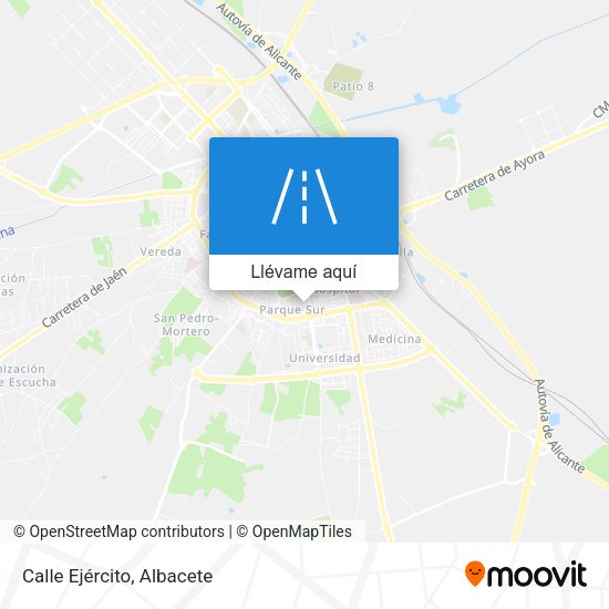 Mapa Calle Ejército