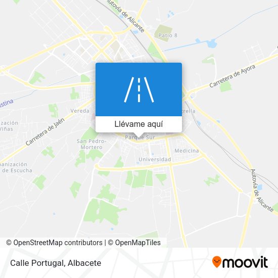 Mapa Calle Portugal